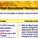 New discussion on Open Educational Resources to start next week
